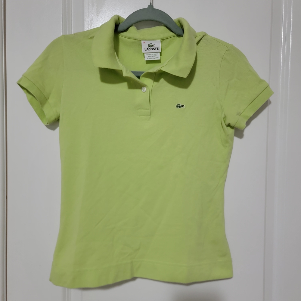 Lacoste Pastel Green Polo Shirt